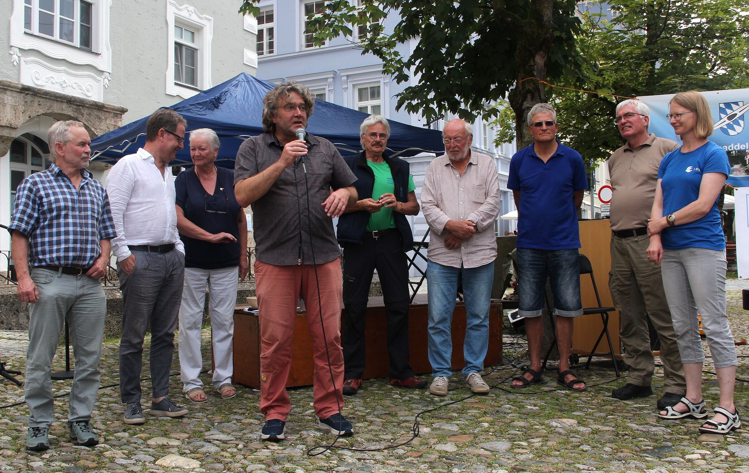 Foto: BN Rutkowski Podiumsdiskussion an der Salzachdemo